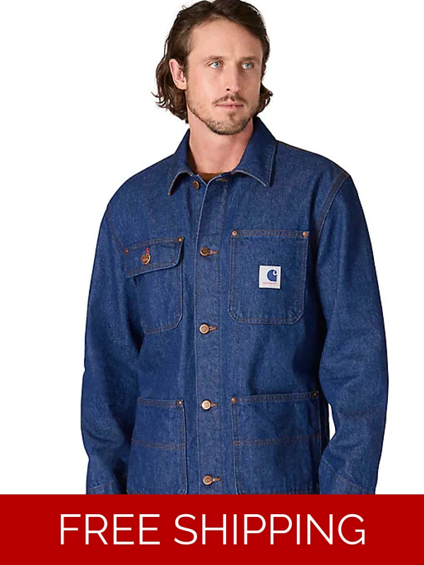 CARHARTT Crafted Series Denim Chore Coat-Employee Only
